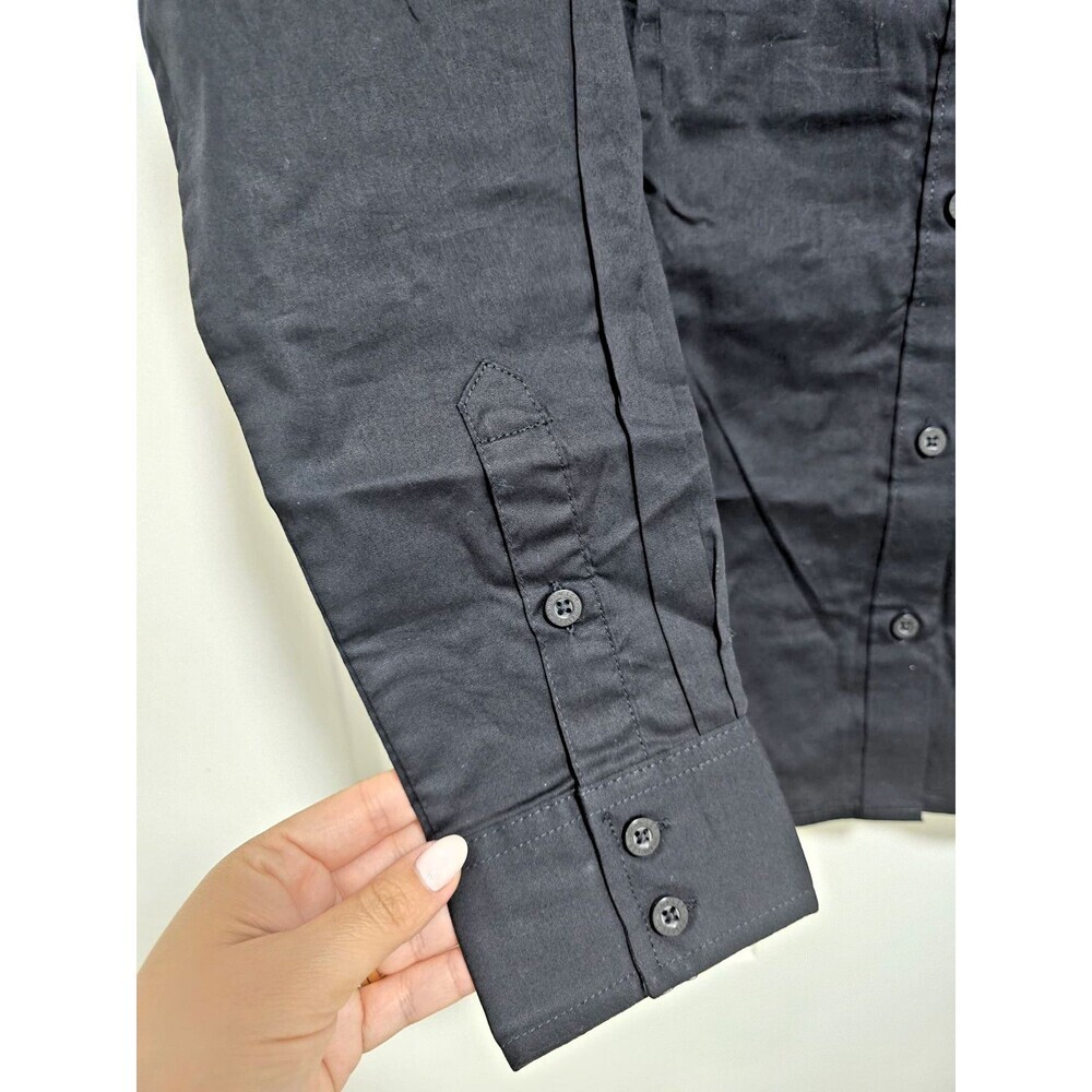 Wrangler Ladies Retro® Western Button Down Black Shirt 112358012 Black Sz S NWT - Picture 8 of 10